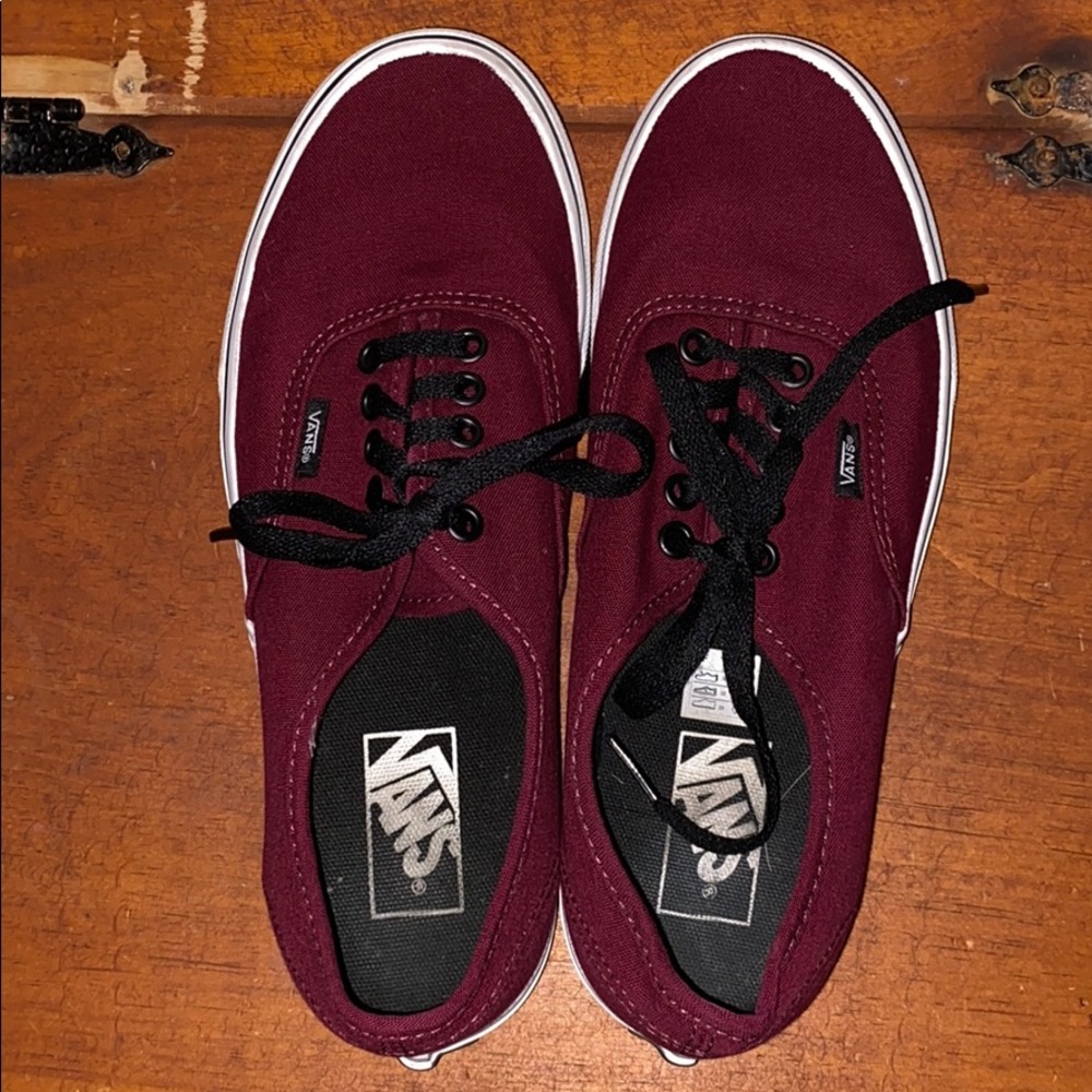 Cranberry Vans Authentic